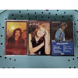 Lot of 3 Country Pop Audio Cassette Tapes Yanni Faith Hill John Schneider Clean